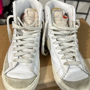 Nike blazer mid 77 sneakers white leather